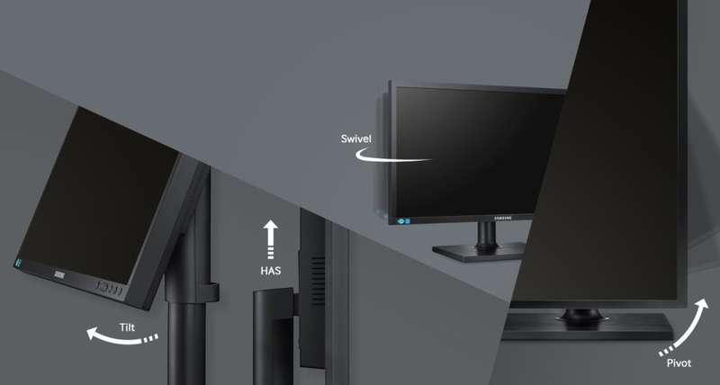 Samsung LS24E45KDSG 24` SE45 LED Monitor Display