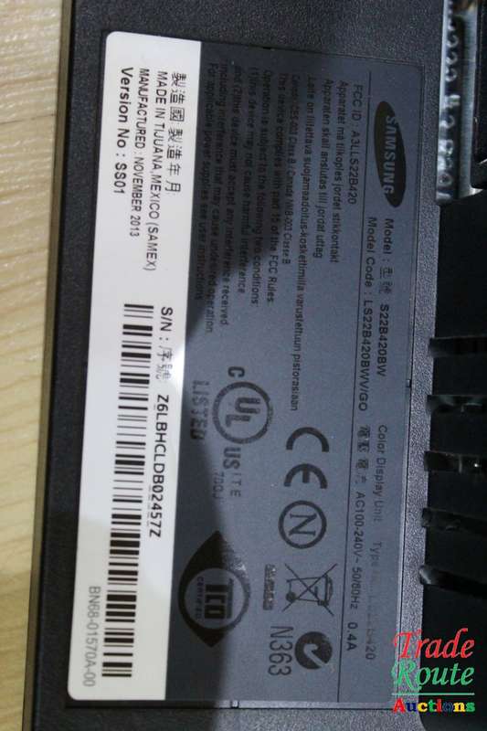 Samsung S22B420BW 22" LED Widescreen Monitor