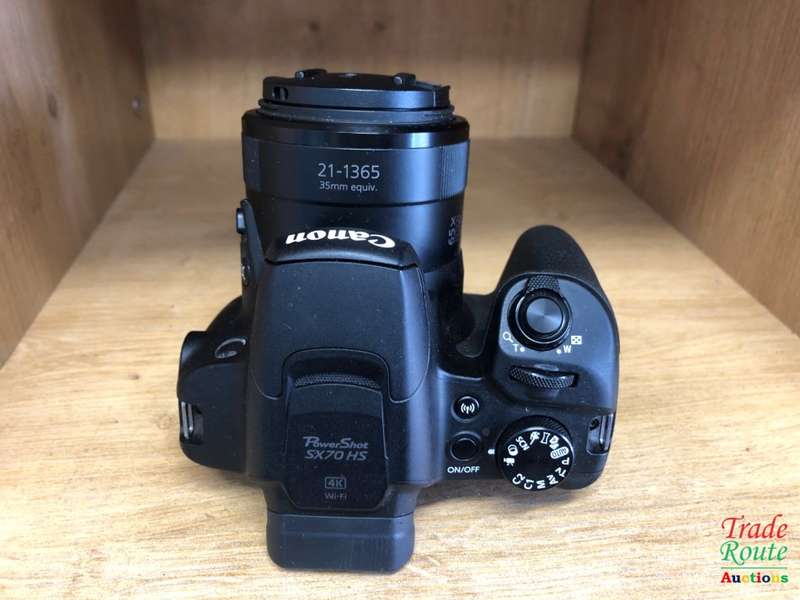 Canon PowerShot SX70 HS 4K 20.3MP 65x Optical Zoom Wi-Fi Digital Camera
