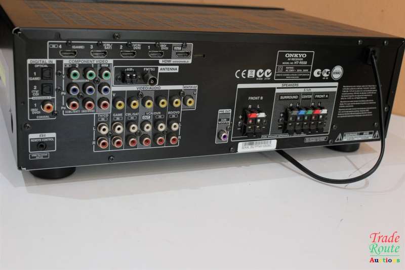 ONKYO HT-R558 AV RECEIVER - 5.1ch AMPLIFIER - Plz Read Description