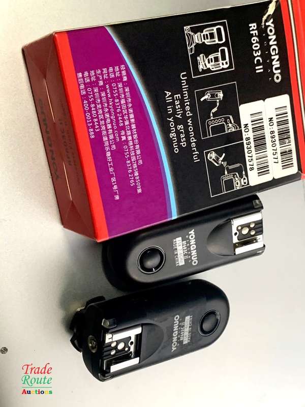 Yongnuo RF-603C II Wireless Flash Trigger Kit for Canon 3-Pin Connection