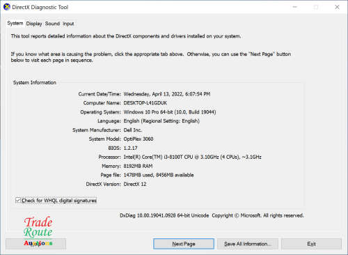 Dell OptiPlex 3060 MICRO TOWER Desktop PC | Core i3 8100T 8th Gen 3.1Ghz | 8GB RAM | 128GB SSD
