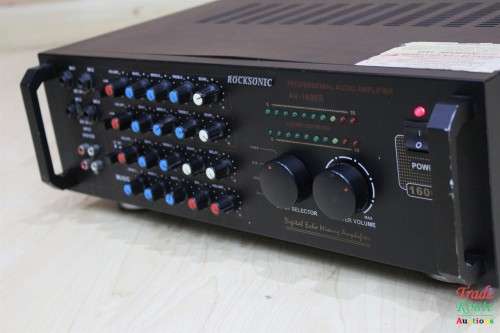ROCKSONIC Professional Audio Amplifier AV-1600 II - Digital Echo Mixing Amplifier