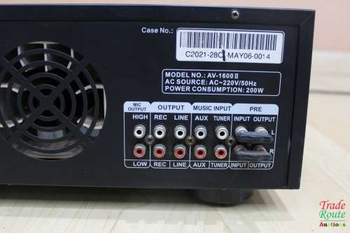 ROCKSONIC Professional Audio Amplifier AV-1600 II - Digital Echo Mixing Amplifier