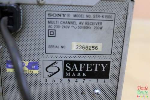 SONY Multi Channel AV Receiver - STR-K1500 - Home Theatre Amplifier