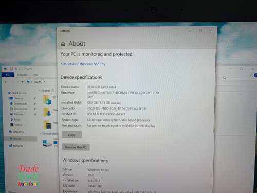 HP ZBook 15` Laptop | Core i7 2.7Ghz | 8GB RAM | 256GB SSD | Nvidia Quadro Graphics - PLZ READ DESC