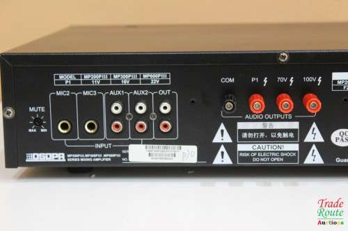 DSPPA Mix Amplifier MP300 PIII -  3 Mic and 2 AUX Mixing Amplifier