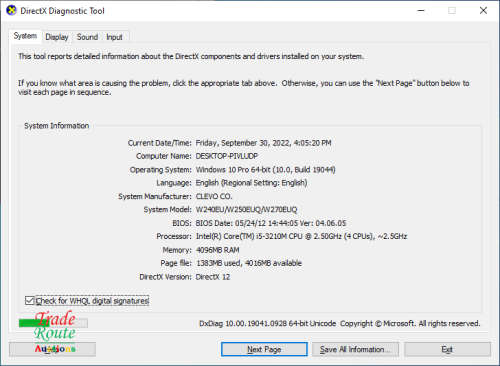 MECER i5 W251EU 15.6 INCH LAPTOP - Low Battery