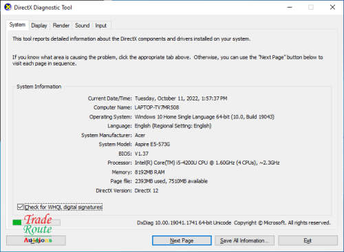 Acer Aspire E5-573G 15.6 inch Laptop | CORE i5 4200U 4th Gen 2.3GHZ | 8GB RAM | 1TB HDD