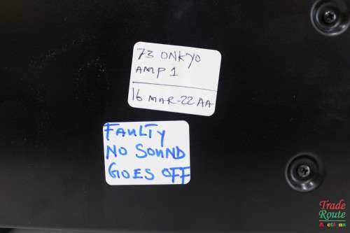 Onkyo HT-R398 A/V Receiver - [ NO SOUND ] [FOR SPARES OR REPAIR] [ Read Description ]