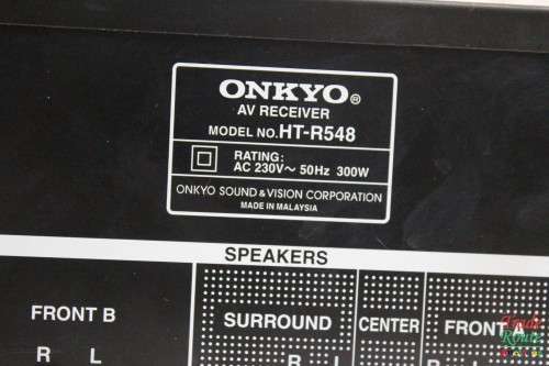Onkyo HT-R548 5.1-Channel A/V Receiver - Please read Description