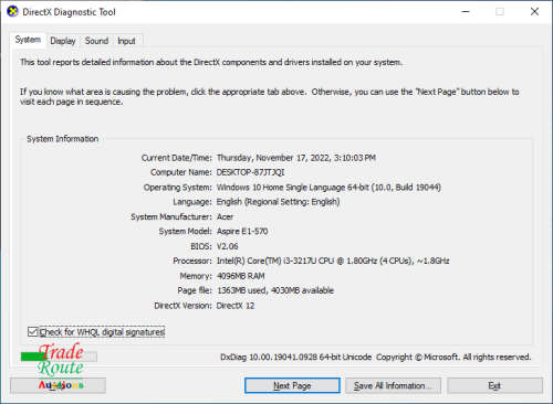 Acer Aspire E1-570 15.6` Laptop | Intel Core i3 3217U 1.8GHz | 4GB RAM | 500GB HDD