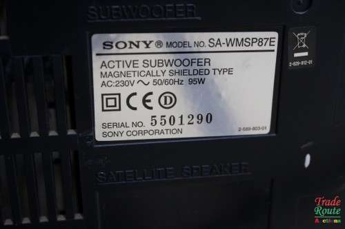 SONY Digital A/V Control Center STR-K870P/ SONY ACTIVE SUBWOOFER SA-WMSP87E / SPEAKER SYSTEM SSCNP87