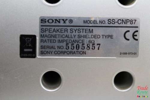 SONY Digital A/V Control Center STR-K870P/ SONY ACTIVE SUBWOOFER SA-WMSP87E / SPEAKER SYSTEM SSCNP87