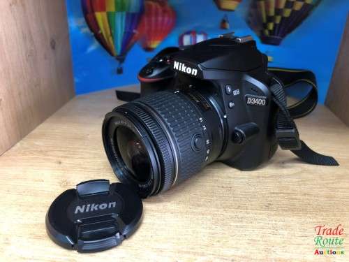 Nikon D3400 24.2 MP CMOS Digital SLR Camera body + Nikon AF-P 18-55 VR Lens Kit