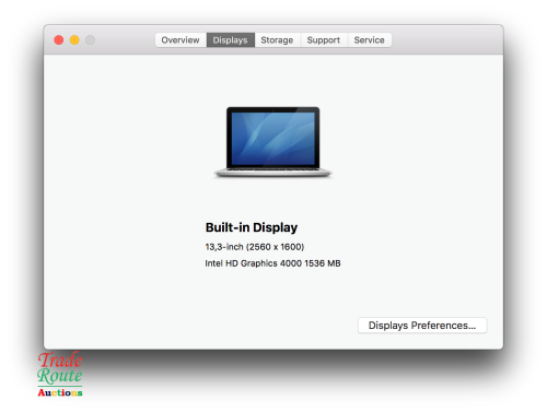 MacBook Pro 13.3-inch 2014 Retina | Core i5 2.6GHz | 8GB RAM | 256GB SSD
