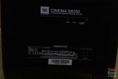 JBL Cinema SB350 by Harman Wireless Subwoofer - Powers On - NO SOUND BAR TO TEST - Salvage item