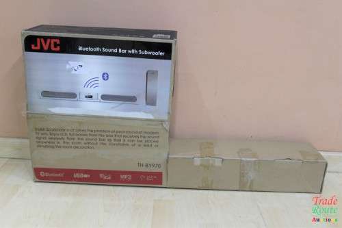JVC TH-BY970 2.1 Channel Soundbar & Subwoofer - Transparent Sound Bar