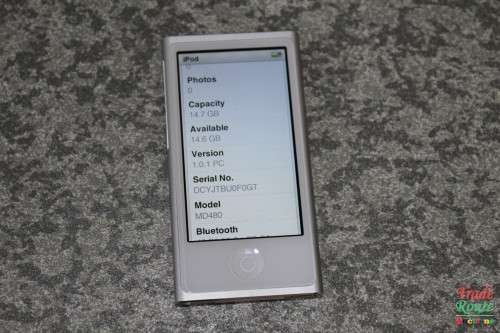 APPLE 16GB IPOD NANO - MD480 (7TH GENERATION) | A1446