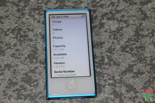 APPLE 16GB IPOD NANO -  (7TH GENERATION) | A1446