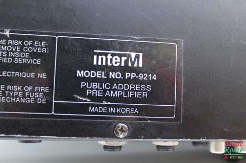 interM Pre Amplifier - PP-9214 - Public Address Pre-Amplifier