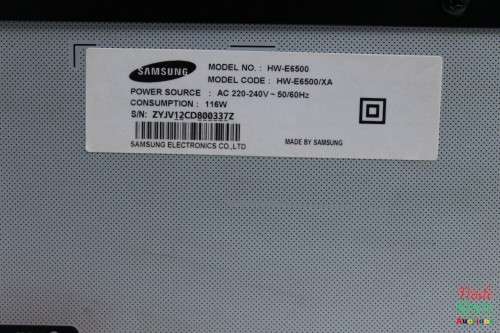 Samsung HW-E6500 Amplifier - FOR SPARES (OR) REPAIR