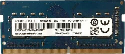 8GB DDR4 RAM FOR LAPTOPS [ RAMAXEL PC4-2666V RMSA3260MH78HAF]