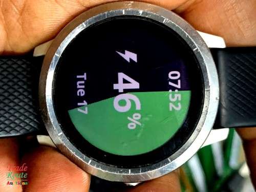 Garmin Vivoactive 3 Smart Watch [ WHITE CASE WITH BLACK STRAP ]