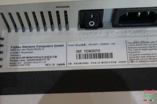 Fujitsu Siemens Computers LCD Color Monitor - D-80807