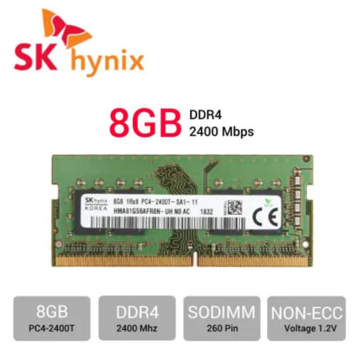 Sk Hynix 8GB DDR4 RAM LAPTOP MEMORY [ HMA81GS6MFR8N-UH ]