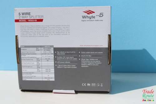 Whyte Series5 4dB WS52-05 - 5 Wire 2 Way Splitter
