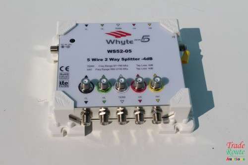 Whyte Series5 4dB WS52-05 - 5 Wire 2 Way Splitter