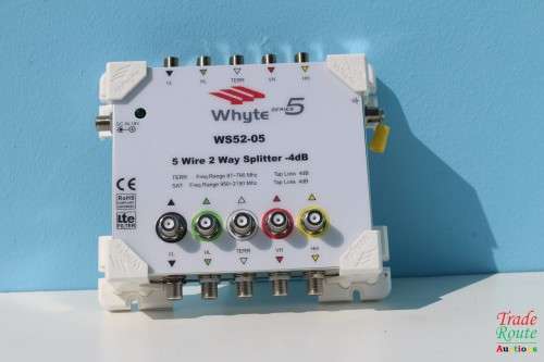 Whyte Series5 4dB WS52-05 - 5 Wire 2 Way Splitter