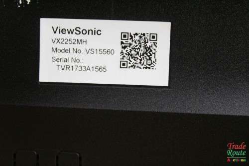 VIEWSONIC DVI+VGA+HDMI 1920x1080 22 INCH Monitor - VX2252MH HDMI, VGA & DVI PORTS