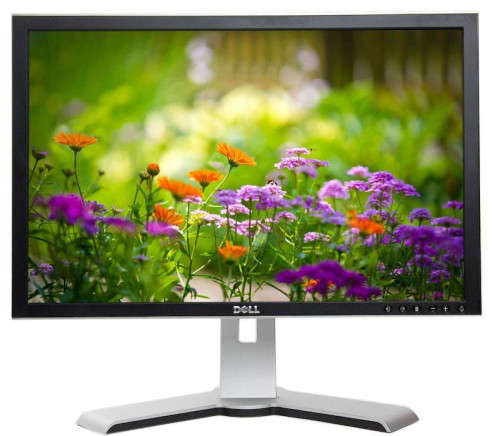 Dell UltraSharp 2407WFPB 24` Widescreen LCD Monitor [ VGA DVI S-VIDEO & COMPOSITE PORTS ]