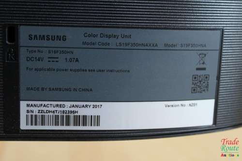 Samsung S19F350HN 18.5` W-LED LED Monitor [ POWER ADAPTER NOT INCLUDED]