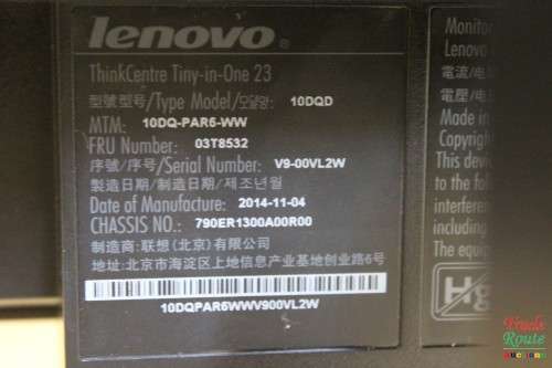 Lenovo ThinkCentre Tiny-in-One 23` Inch  LCD Monitor [ 1920 x 1080 Tilt/Lift/Swivel ]  **R30 COURIER