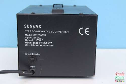 Sunkax Step Down Voltage Converter - ST-2000VA 220V TO 110V STEP DOWN TRANSFORMER