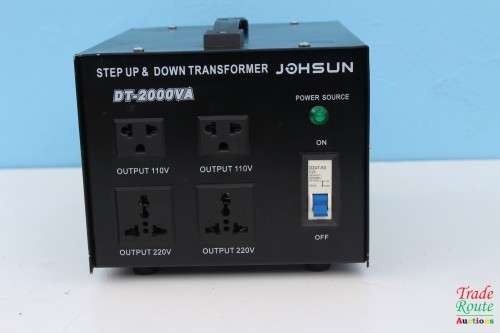 JOHSUN STEP UP & DOWN TRANSFORMER DT-2000 VA 220v-110v / 110v-220v