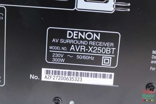 Denon AVR-X250BT AV Surround Receiver - NO POWER - Salvage Stock - For Spares or Repair -R30 Courier