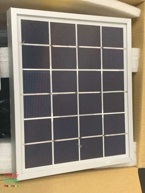 Beat Loadshedding ** Solar Rechargeable Outdoor LED Floodlight + Solar Panel & Cable -- R30 Shipping