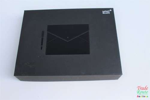 Montblanc Augmented Paper Sartorial Electric Blue StarWalker Ballpoint + Warranty Card + Refills