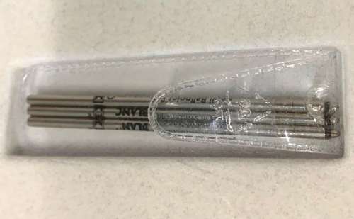 Montblanc Augmented Paper Sartorial Electric Blue StarWalker Ballpoint + Warranty Card + Refills