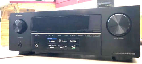 Denon AVR-X250BT AV Surround Receiver - NO POWER - Salvage Stock - For Spares or Repair -R30 Courier