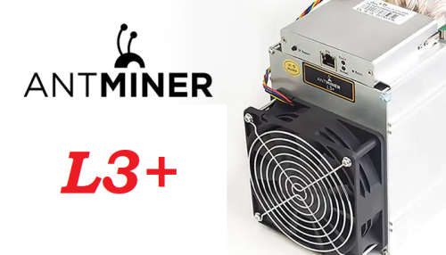 Bitmain AntMiner L3+ Mining Rig for Litecoin  ~504MH/s @ 1.6W/MH ASIC Litecoin Miner