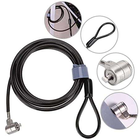 Anti-Theft Office Notebook Laptop PC Computer Desk Key Security Lock