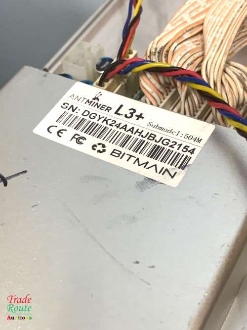 Bitmain AntMiner L3+ Mining Rig  ~504MH/s @ 1.6W/MH ASIC Litecoin Miner [ NO POWER SUPPLY]