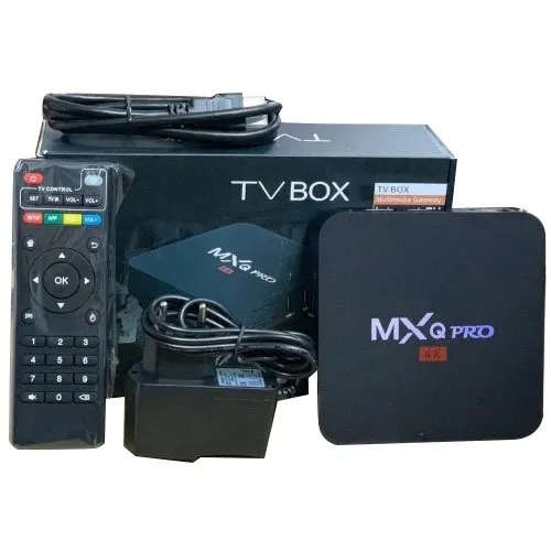 5G 4K MXQ Pro Android TV Box Media Player - Youtube NetFlix DSTV Disney+ Streaming via WiFi