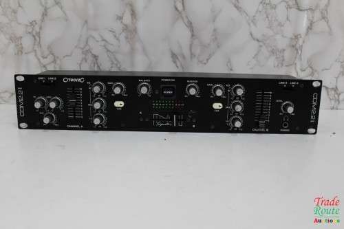 DJ Mixer - Citronic CDM2:2 (MKII) 2 Channel - 19 Inch DJ MIXER