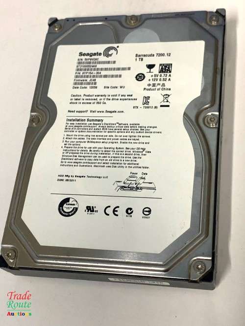 Seagate BARRACUDA 1TB HDD - 1000GB Hard Disk Drive
